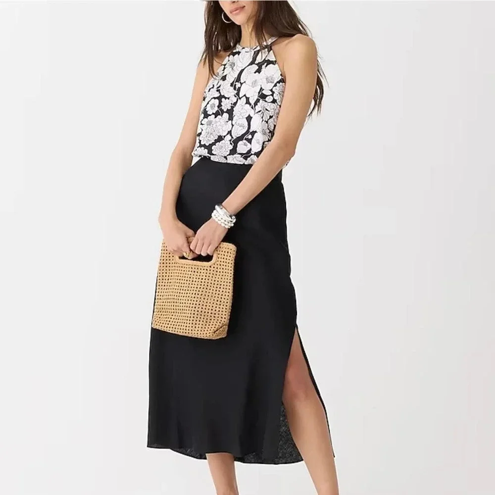 J.Crew Amber linen top in classic floral